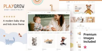 PlayGrow - Baby Shop and Kids Store Theme