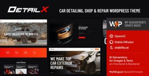 DetailX - Car Detailing, Shop & Repair Theme