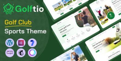 Golftio - Golf Club Sports WordPress Theme