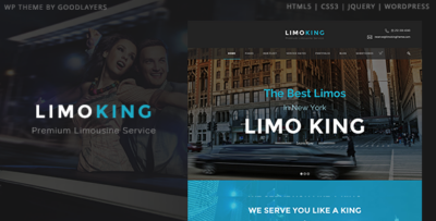 Limo King - Limousine / Transport / Car Hire WordPress