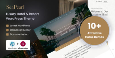 SeaPearl - Luxury Hotel & Resort WordPress Theme