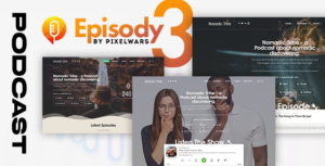 Episody - Podcast Audio WordPress Theme