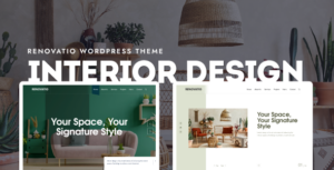 Renovatio - Interior Design WordPress Theme