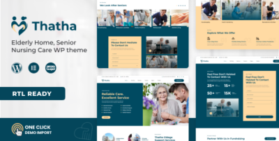 Thatha - Elderly Home & Senior Nursing Care WordPress Theme