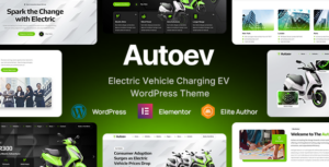 Autoev - Electric Vehicle Charging WordPress Theme