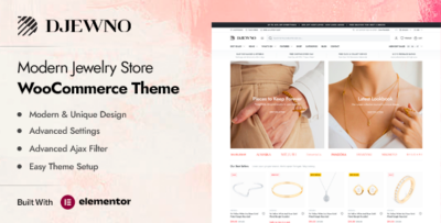 Djewno - Jewelry Store WooCommerce Theme