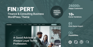 Finxpert - Finance & Consulting Business WordPress Theme