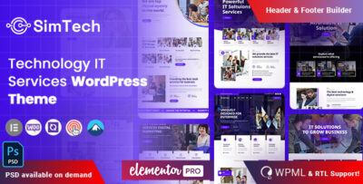 Simtech - Technology WordPress Theme