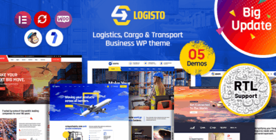 Logisto - Logistic and Cargo WordPress Theme + RTL