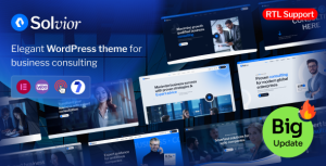 Solvior - Business Consulting WordPress Theme.