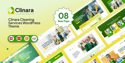 Clinara - Cleaning Services WordPress Theme