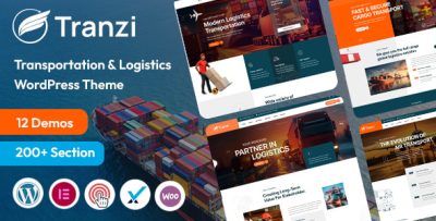 Tranzi - Transportation & Logistics WordPress Theme